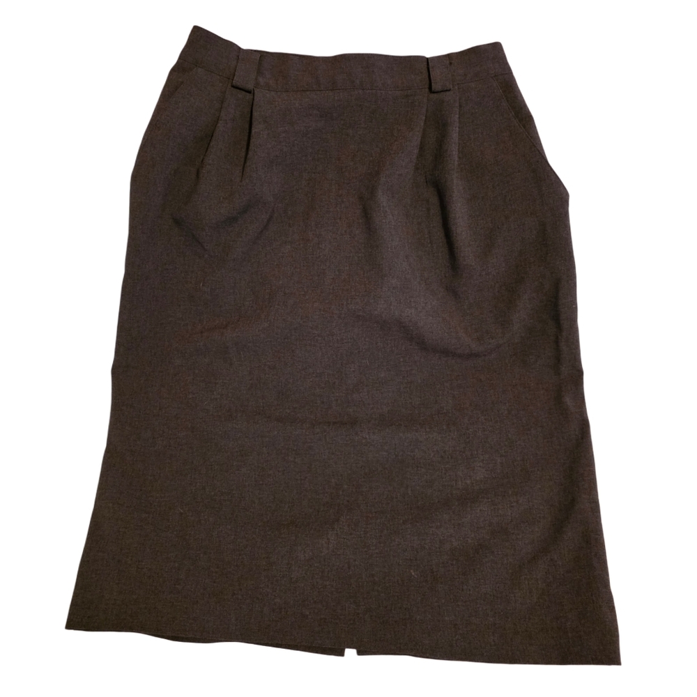 Briggs New York Grey Pencil Skirt